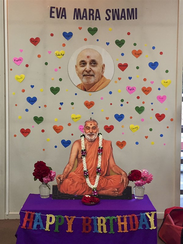 98th Birthday Celebration of Brahmaswarup Pramukh Swami Maharaj, Wellington