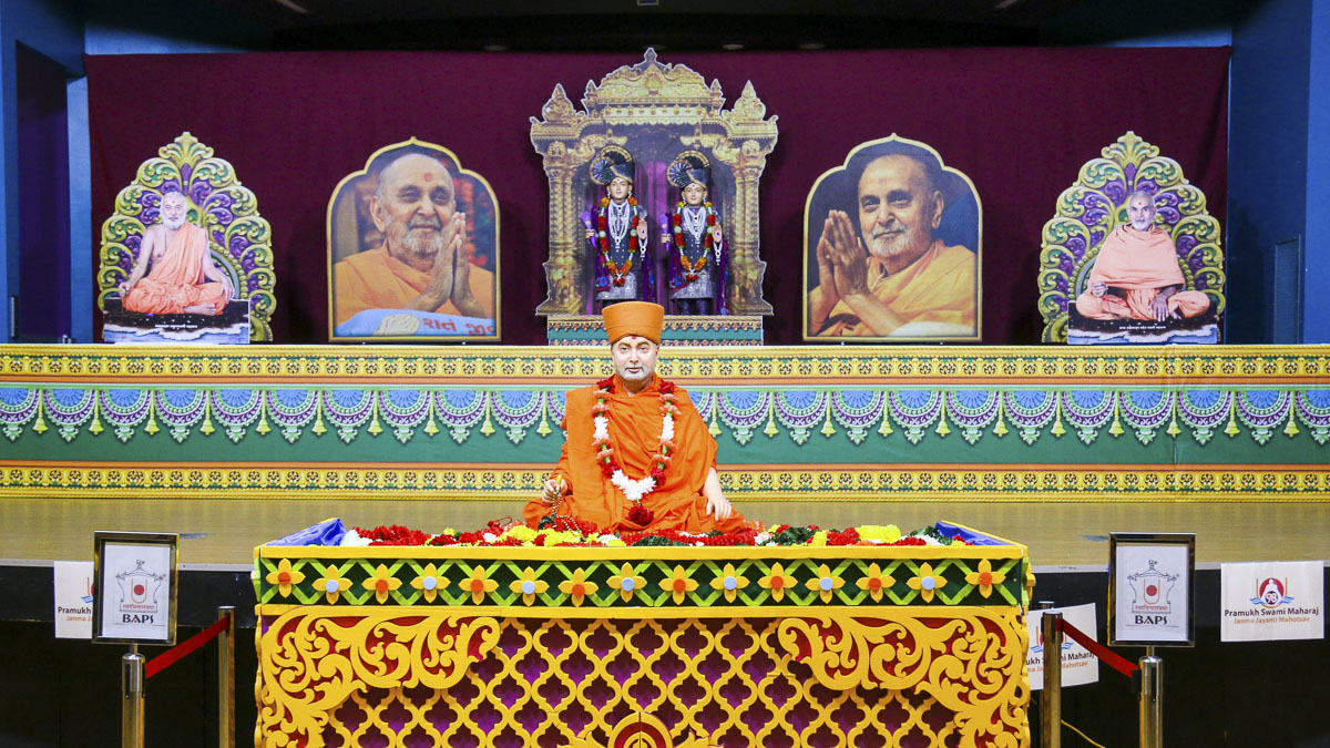 98th Birthday Celebration of Brahmaswarup Pramukh Swami Maharaj, Canberra