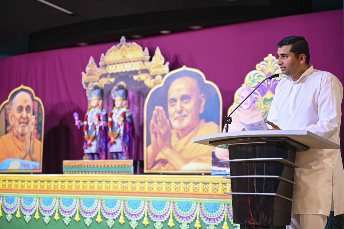 98th Birthday Celebration of Brahmaswarup Pramukh Swami Maharaj, Canberra