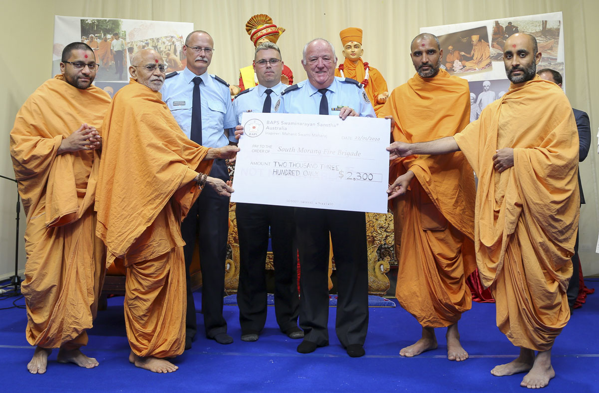 Prayer Assemblies and Outpouring of Support at BAPS Swaminarayan Mandir, Melbourne