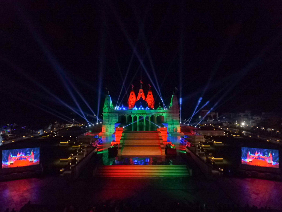 Light & Sound Show on the role of mandirs in society