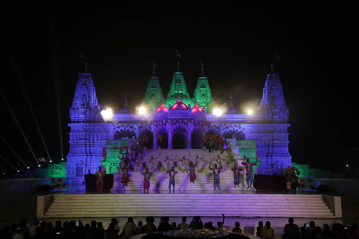 Light & Sound Show on the role of mandirs in society