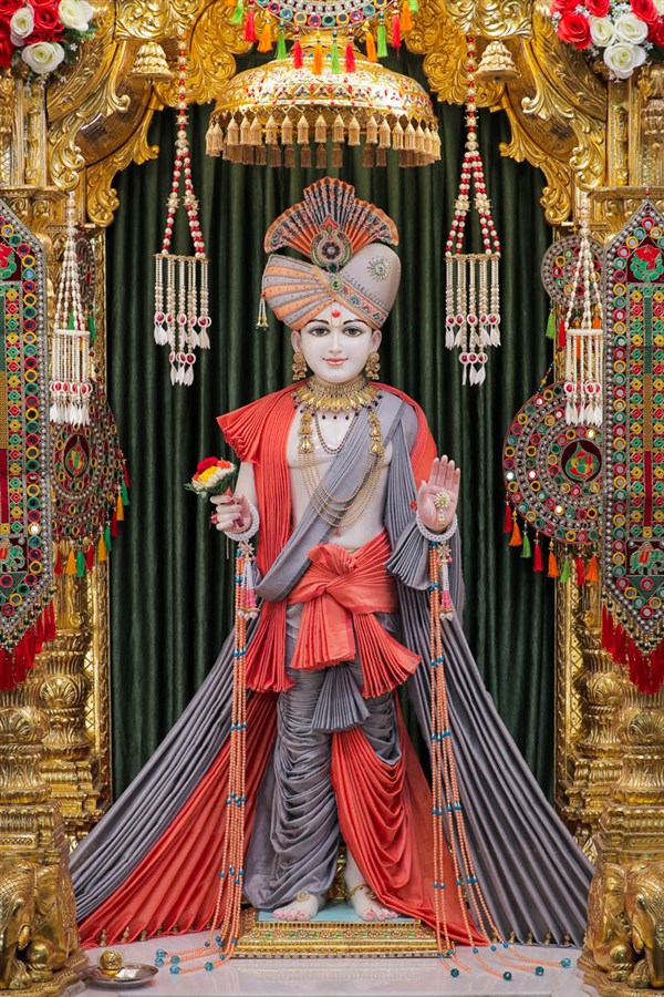 Shri Ghanshyam Maharaj, BAPS Shri Swaminarayan Mandir, Atladara