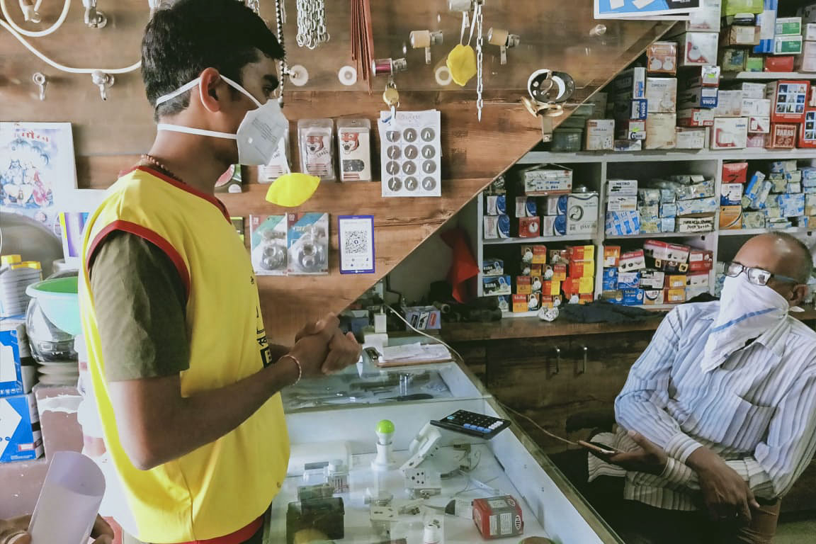 BAPS Community Services for Coronavirus Awareness, Silvassa