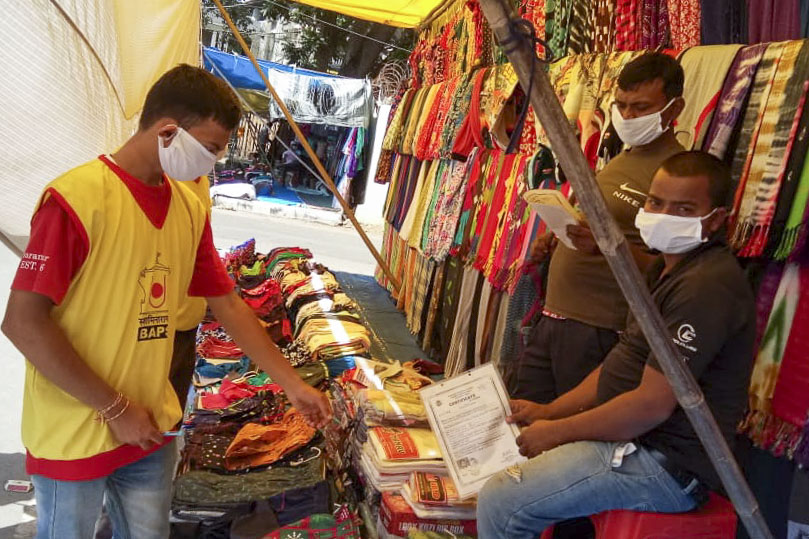 BAPS Community Services for Coronavirus Awareness, Silvassa