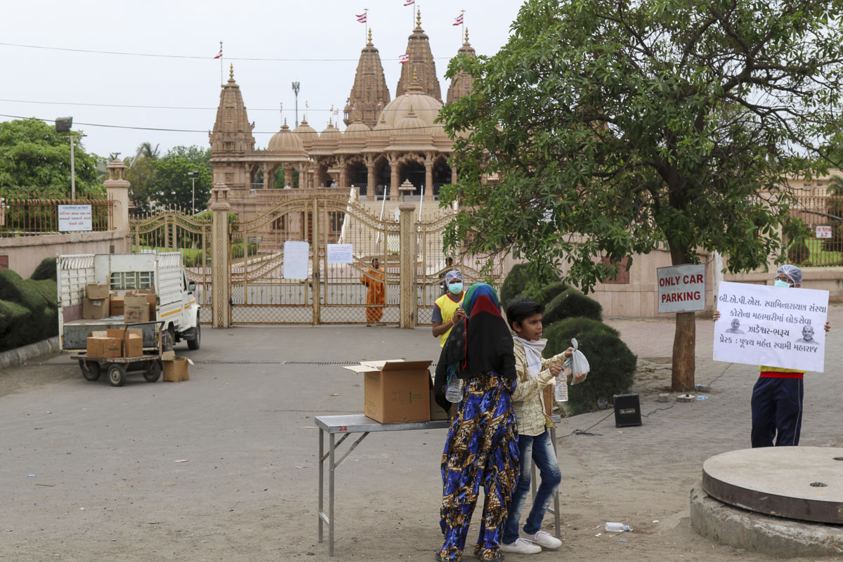 BAPS Community Services During the Coronavirus Lockdown, Bharuch