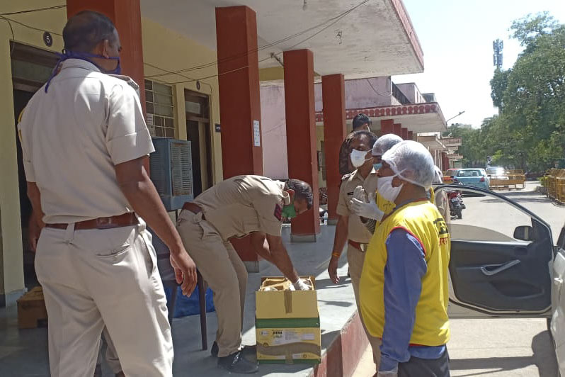 BAPS Community Services During the Coronavirus Lockdown, Jaipur