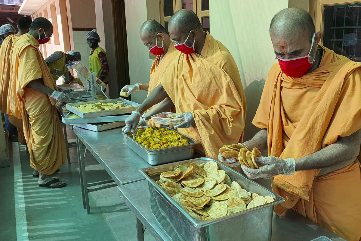 BAPS Community Services During the Coronavirus Lockdown, Jaipur