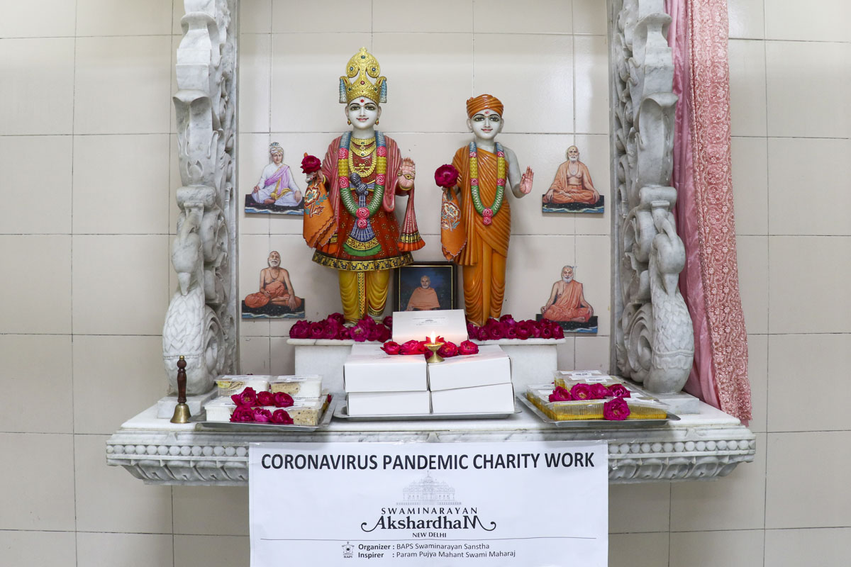 BAPS Community Services During the Coronavirus Lockdown, Delhi