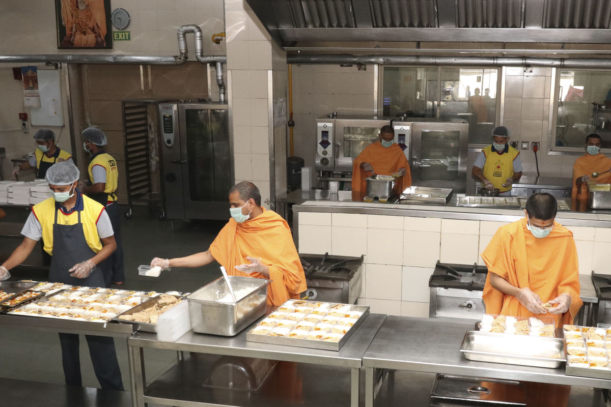 BAPS Community Services During the Coronavirus Lockdown, Delhi