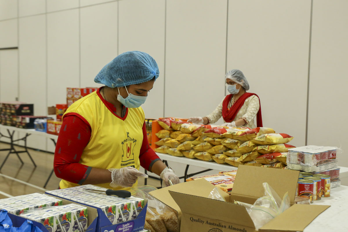 BAPS Provides Assistance During Coronavirus Pandemic, Adelaide
