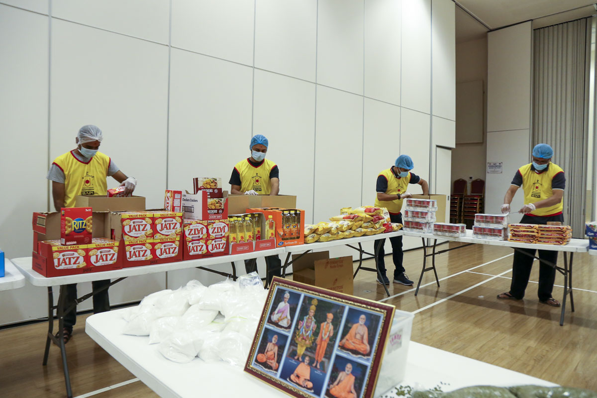 BAPS Provides Assistance During Coronavirus Pandemic, Adelaide