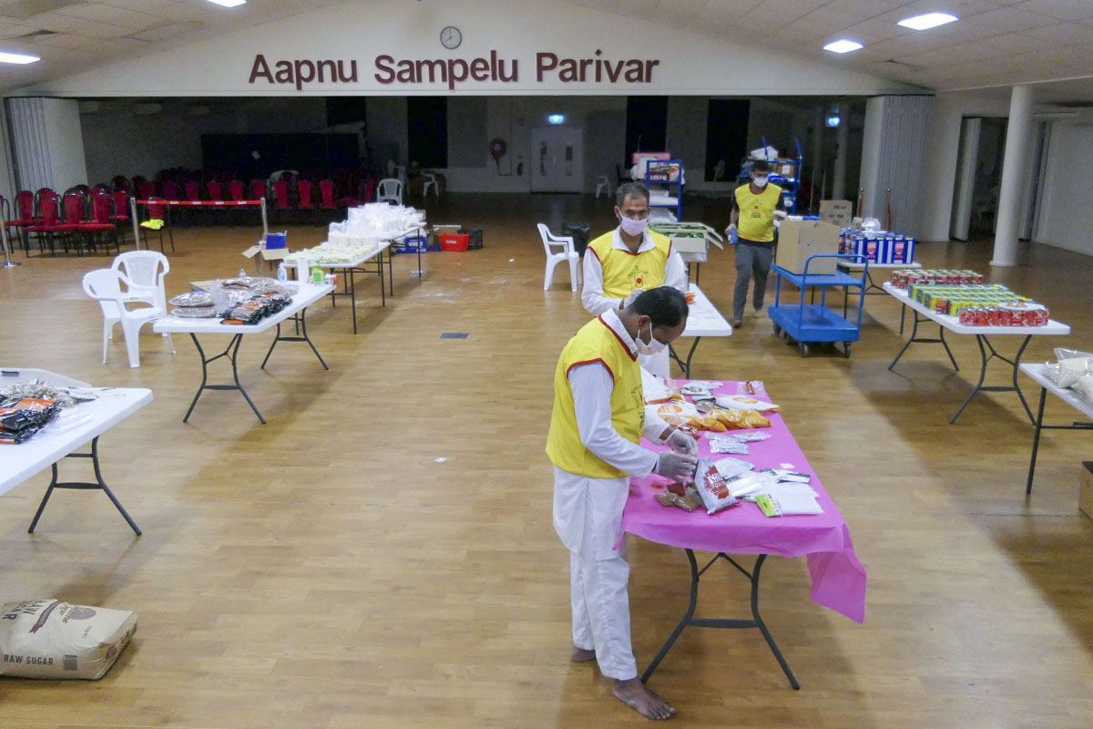BAPS Provides Assistance During Coronavirus Pandemic, Brisbane
