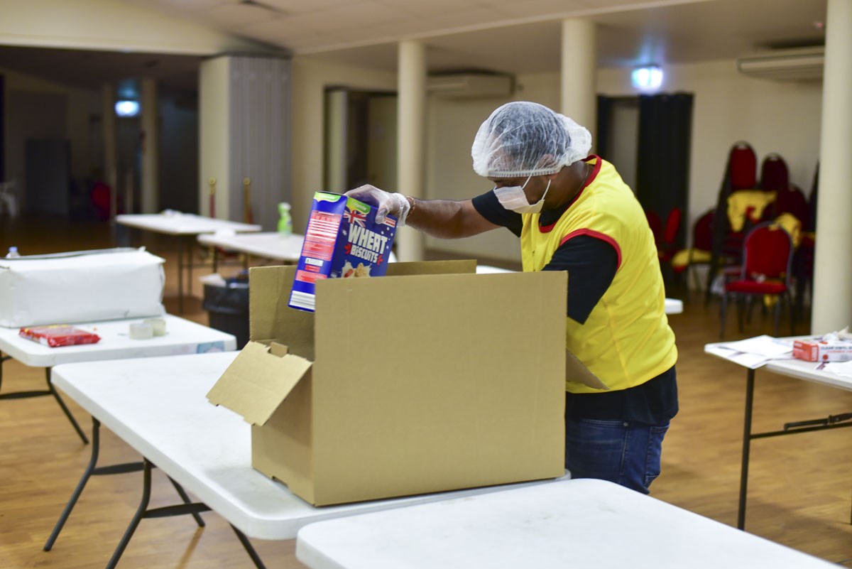 BAPS Provides Assistance During Coronavirus Pandemic, Brisbane