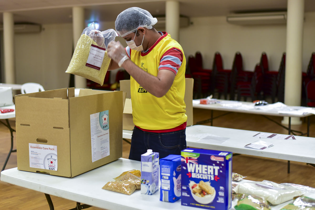 BAPS Provides Assistance During Coronavirus Pandemic, Brisbane