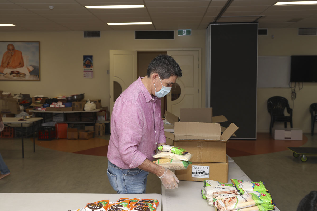 BAPS Provides Assistance During Coronavirus Pandemic, Sydney