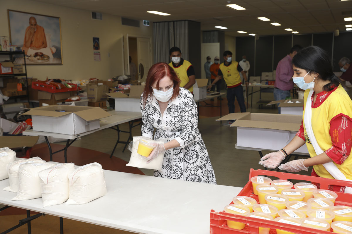 BAPS Provides Assistance During Coronavirus Pandemic, Sydney