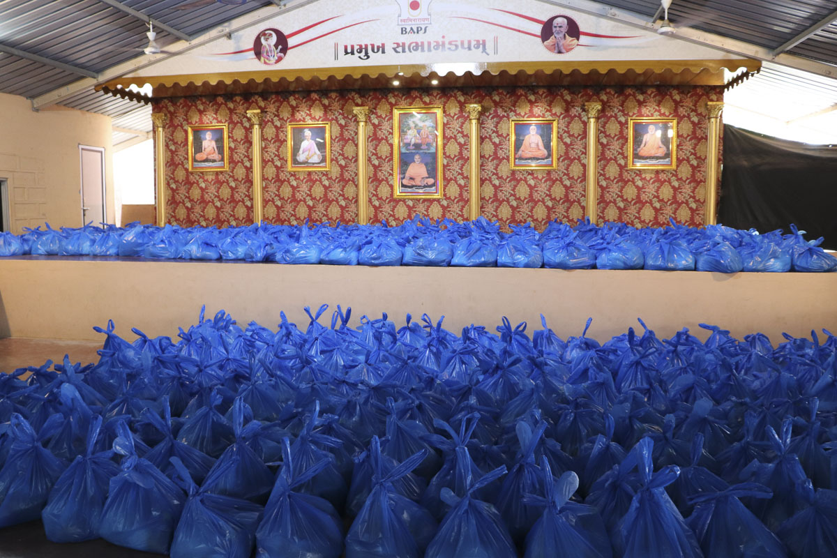 BAPS Community Services During the Coronavirus Lockdown, Bhuj