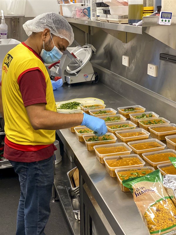 BAPS Provides Assistance During Coronavirus Pandemic, Perth