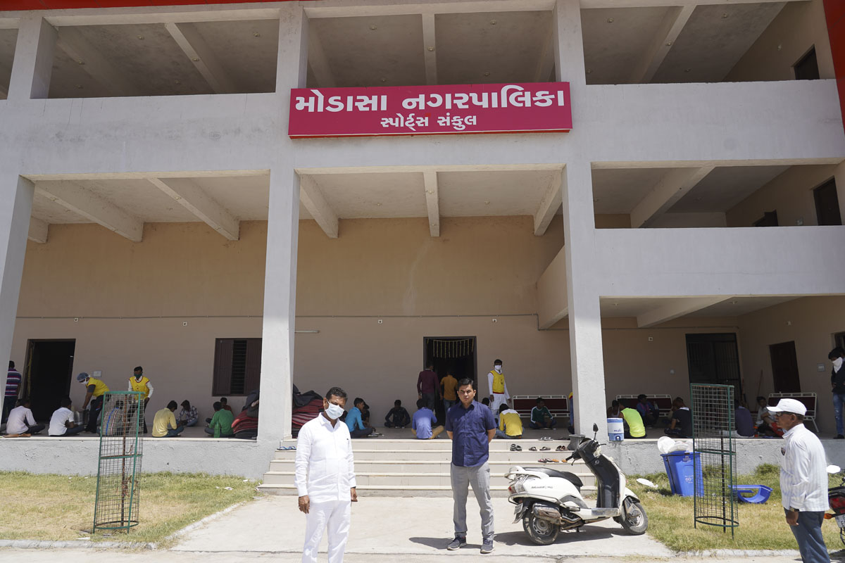 BAPS Community Services During the Coronavirus Lockdown, Modasa