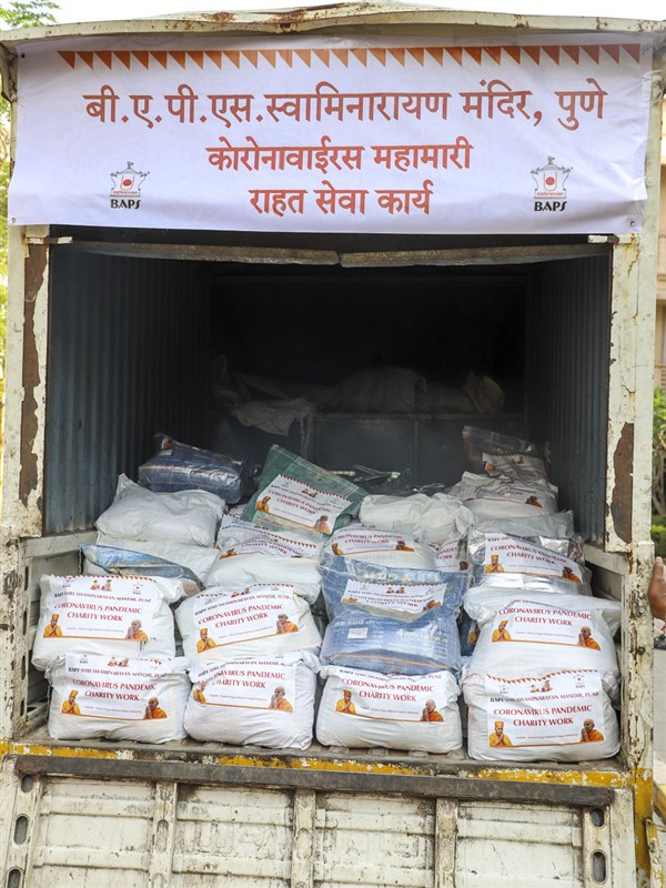 BAPS Community Services During the Coronavirus Lockdown, Pune