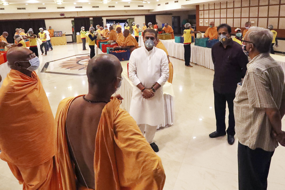 BAPS Community Services During the Coronavirus Lockdown, Mumbai