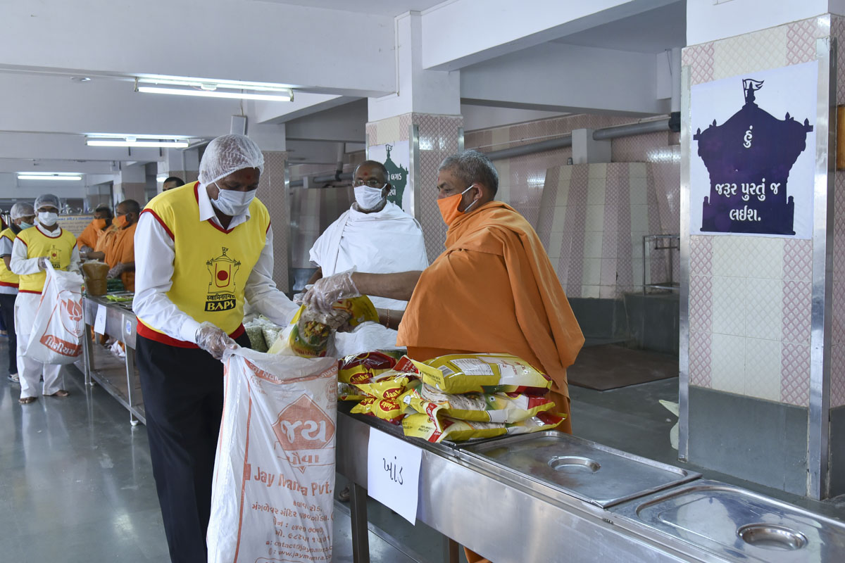 BAPS Community Services During the Coronavirus Lockdown, Gondal