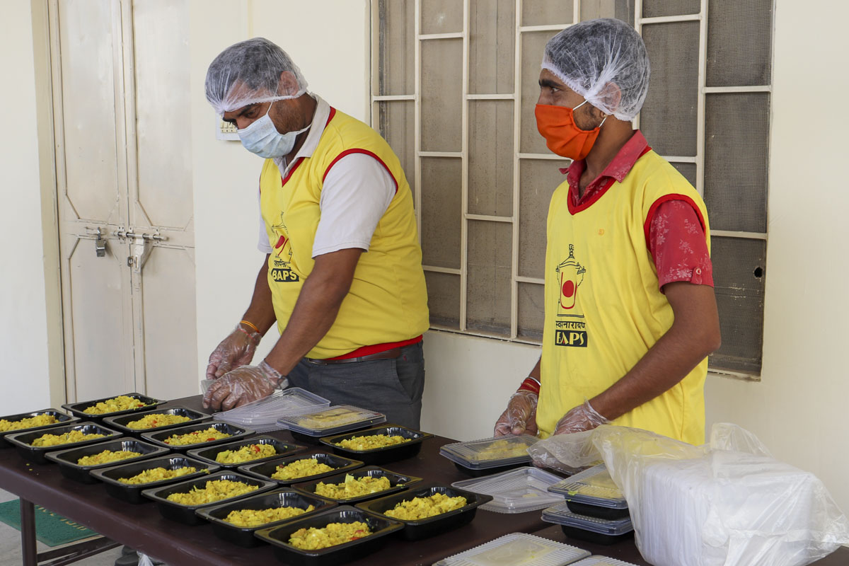 BAPS Community Services During the Coronavirus Lockdown, Jodhpur