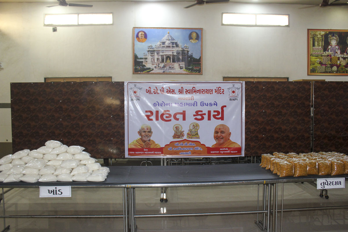 BAPS Community Services During the Coronavirus Lockdown, Navsari