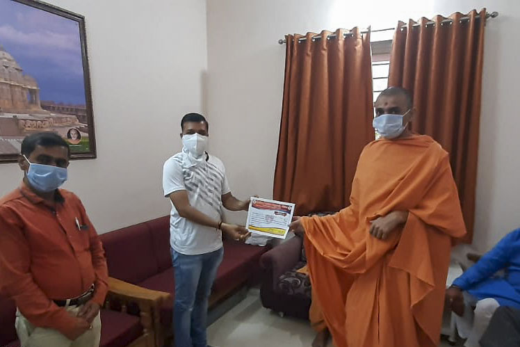 BAPS Community Services During the Coronavirus Lockdown, Godhra