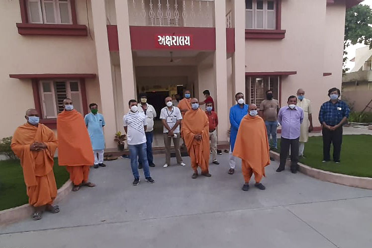 BAPS Community Services During the Coronavirus Lockdown, Godhra