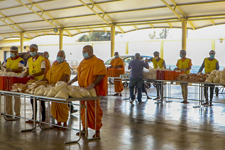 BAPS Community Services During the Coronavirus Lockdown, Tithal 