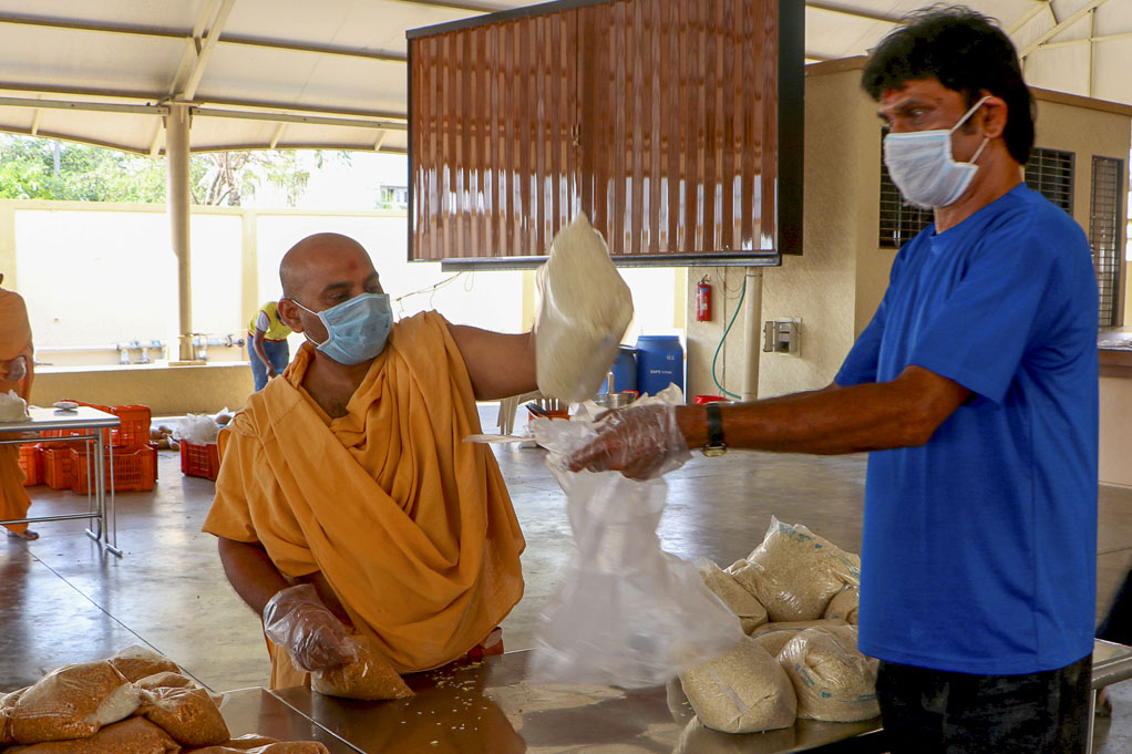 BAPS Community Services During the Coronavirus Lockdown, Tithal 