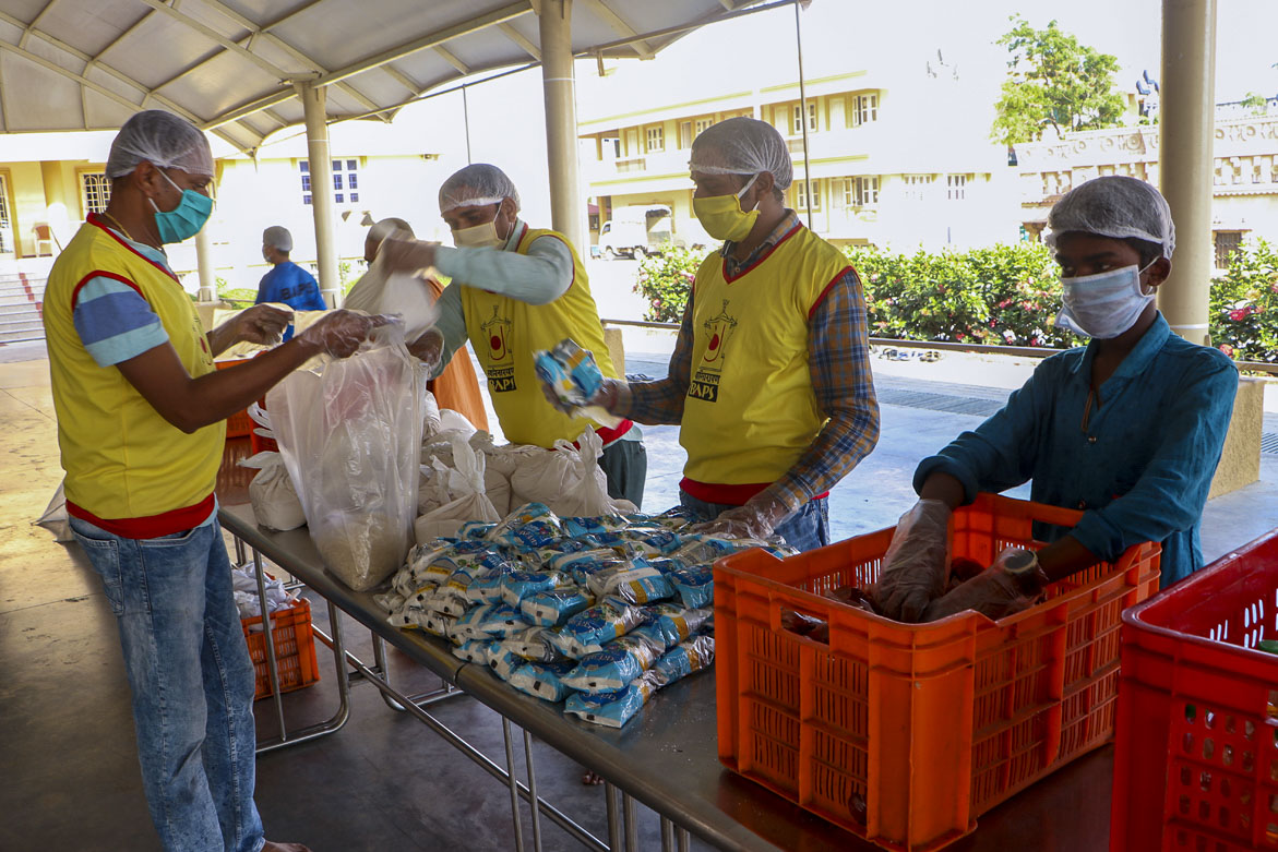 BAPS Community Services During the Coronavirus Lockdown, Tithal 