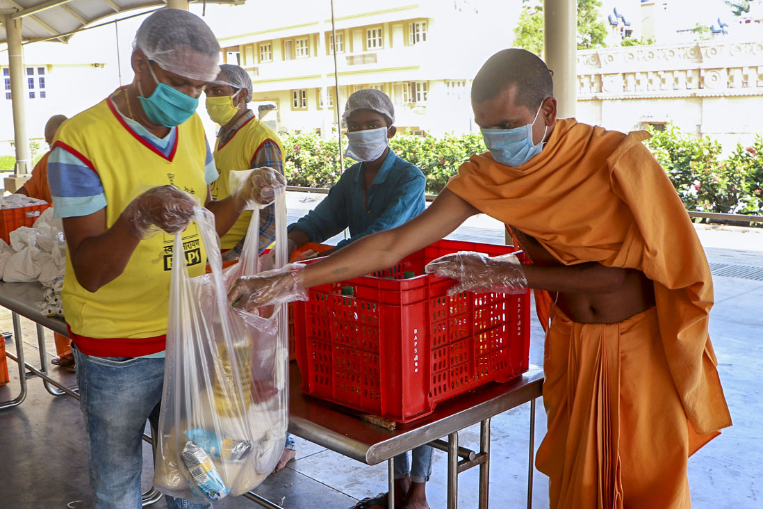 BAPS Community Services During the Coronavirus Lockdown, Tithal 