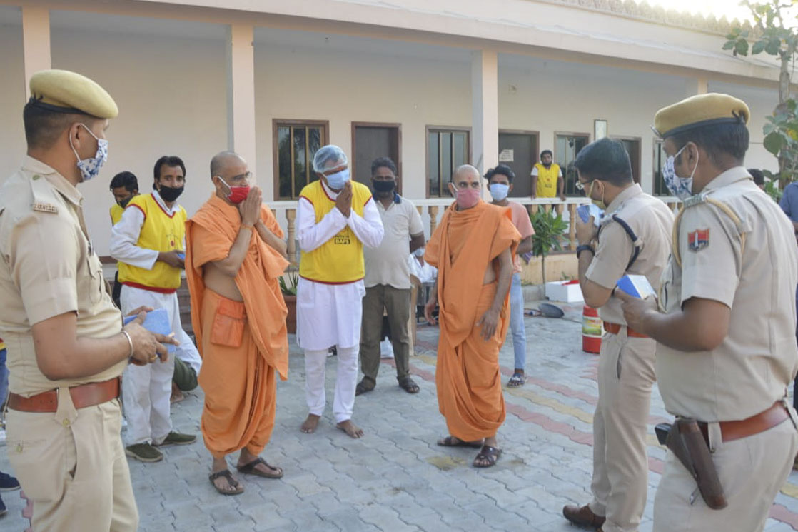 BAPS Community Services During the Coronavirus Pandemic, Sirohi