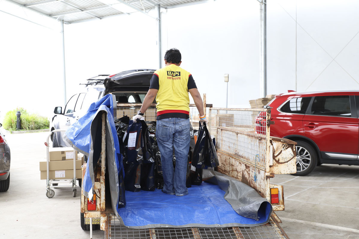 BAPS Provides Assistance During Coronavirus Pandemic, Canberra