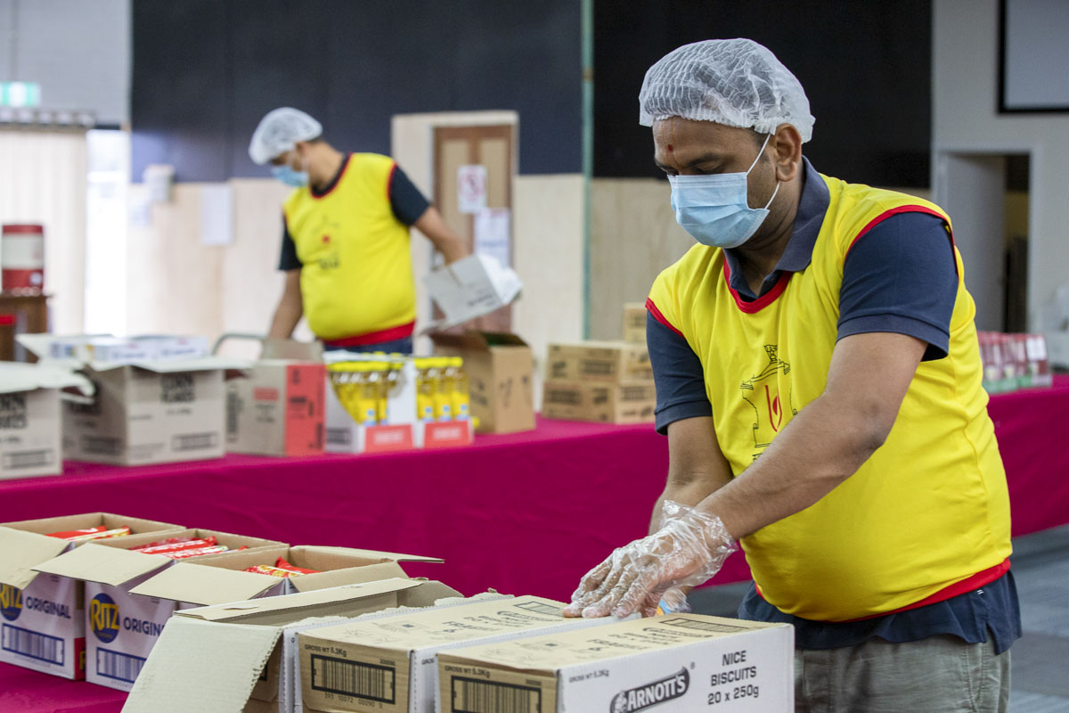 BAPS Provides Assistance During Coronavirus Pandemic, Perth