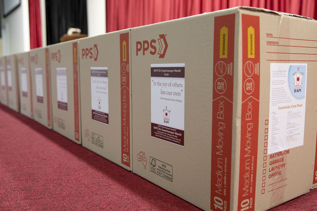 BAPS Provides Assistance During Coronavirus Pandemic, Perth