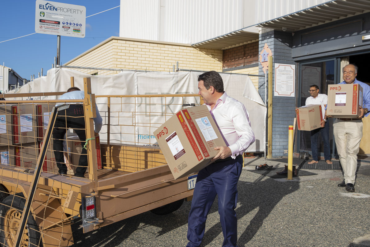 BAPS Provides Assistance During Coronavirus Pandemic, Perth