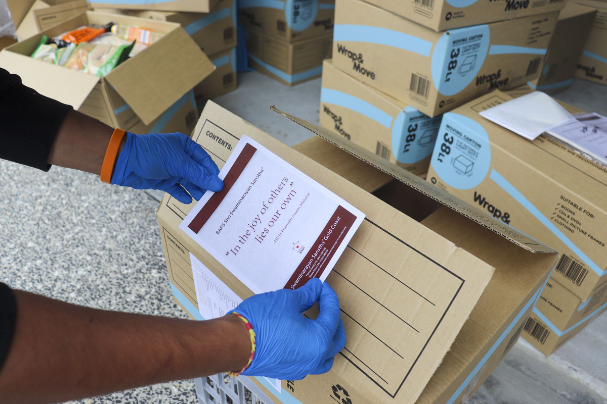 BAPS Provides Assistance During Coronavirus Pandemic, Gold Coast