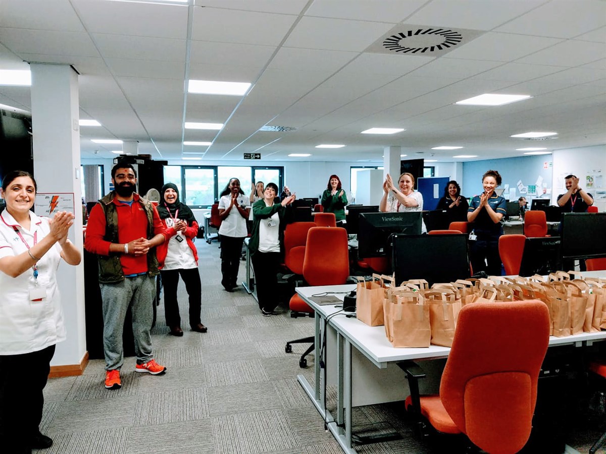 Staff at the Gee House Community Heart Failure Services facility in Birmingham appreciate the support of BAPS volunteers