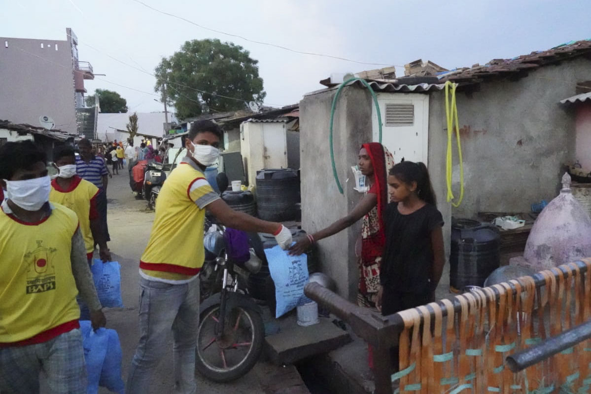 BAPS Community Services During the Coronavirus Pandemic, Modasa