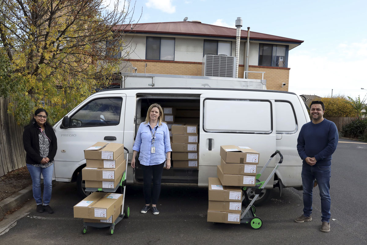 BAPS Provides Assistance During Coronavirus Pandemic, Monash Health Community, Melbourne