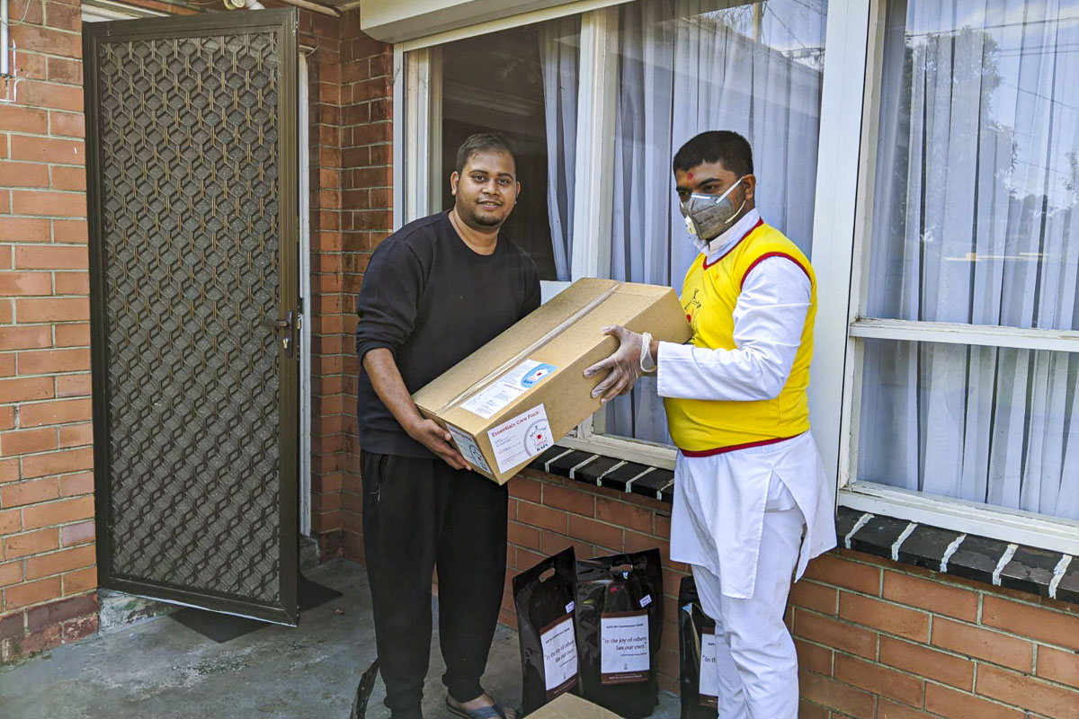 BAPS Provides Assistance During Coronavirus Pandemic, Geelong