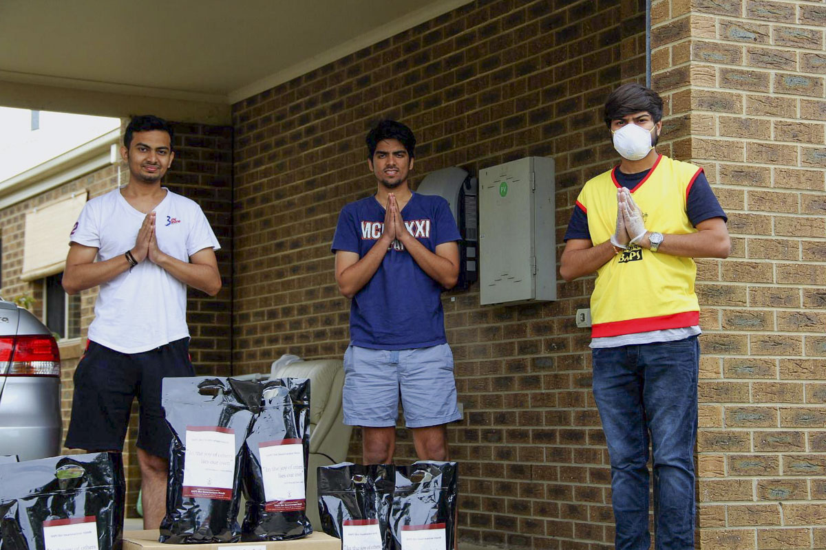 BAPS Provides Assistance During Coronavirus Pandemic, Geelong