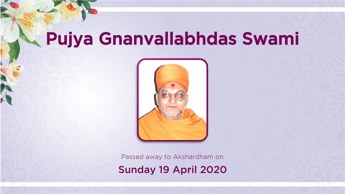 Swamis and devotees also offered their respects to four BAPS swamis who had recently passed away