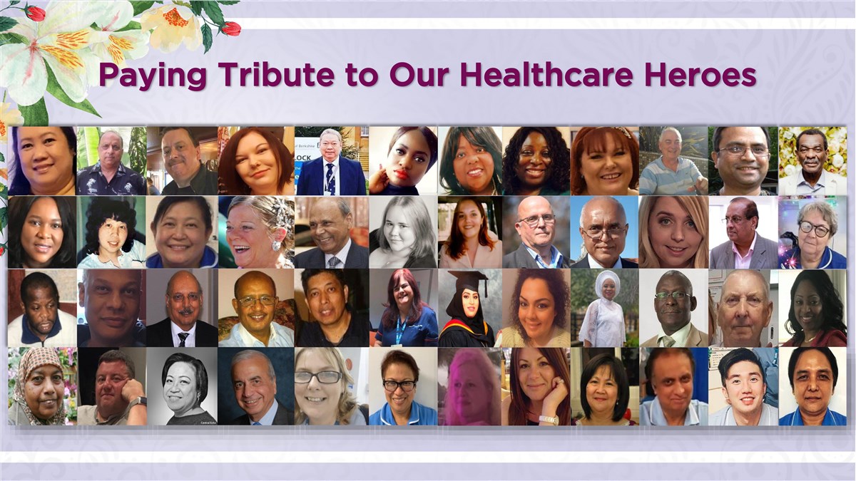 The BAPS fellowship also paid humble tribute to the many healthcare workers who had tragically died in the line of duty while fighting COVID-19