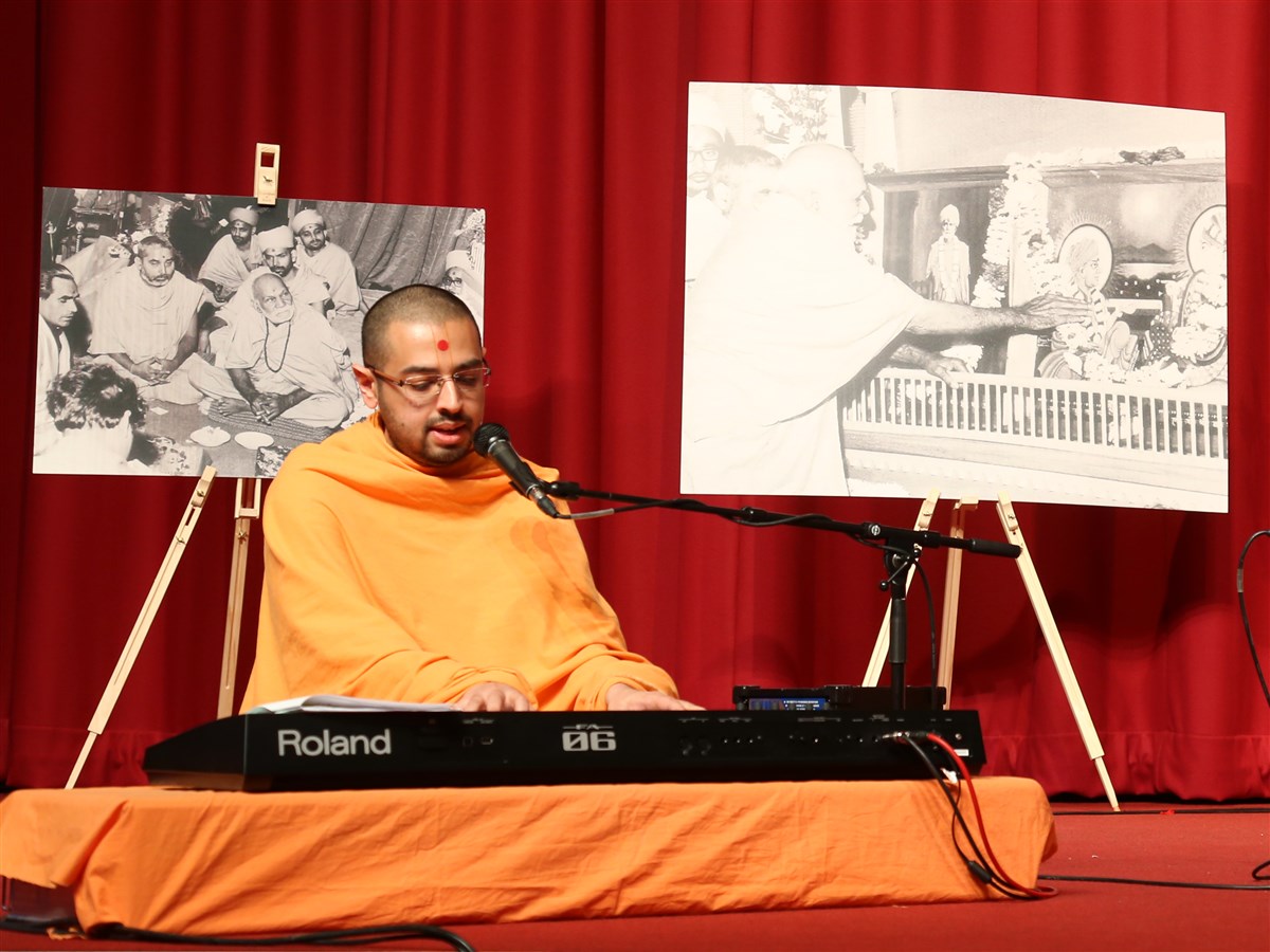 The kirtan narrative integrated rare audio recordings of Yogiji Maharaj