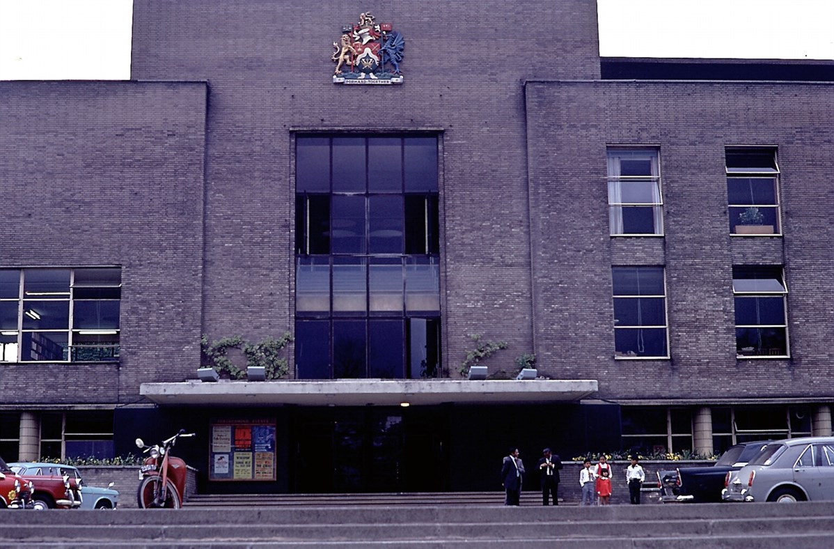 Yogiji Maharaj’s 78th birth anniversary celebrations continued at Brent Town Hall in Wembley, on Monday 1 June 1970, the third of five such celebrations